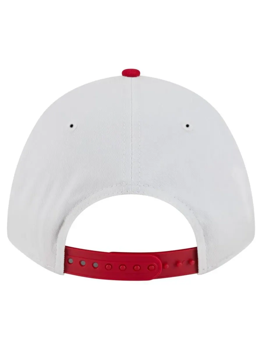 New Era Мужская бело-красная бейсболка Louisville Cardinals Arch Two-Tone Rope 9FORTY A-Frame — изображение 2 из 5