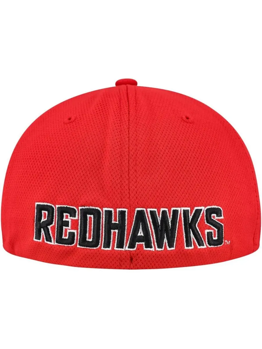 Top of the World Мужская красная кепка SEMO RedHawks Reflex Hybrid Tech Flex — изображение 4 из 4, красный