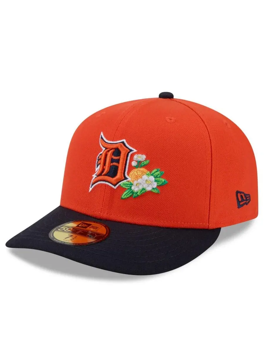 Мужская оранжево-синяя бейсболка Detroit Tigers 59FIFTY Spring Training, посвященная весенним — изображение 3 из 4