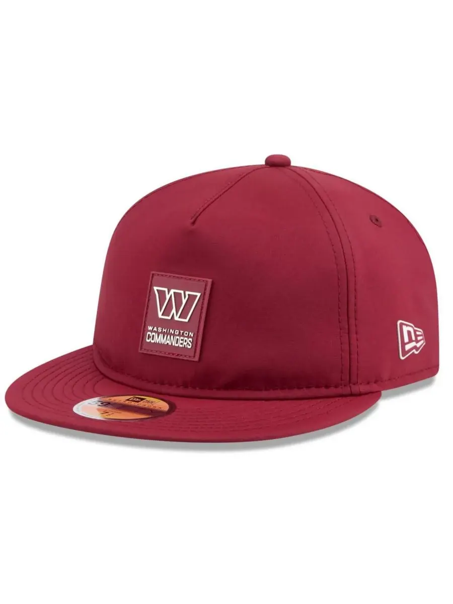 New Era Мужская бордовая кепка Washington Commanders 2025 Sideline Retro Crown 59FIFTY Fitted Hat — изображение 1 из 5
