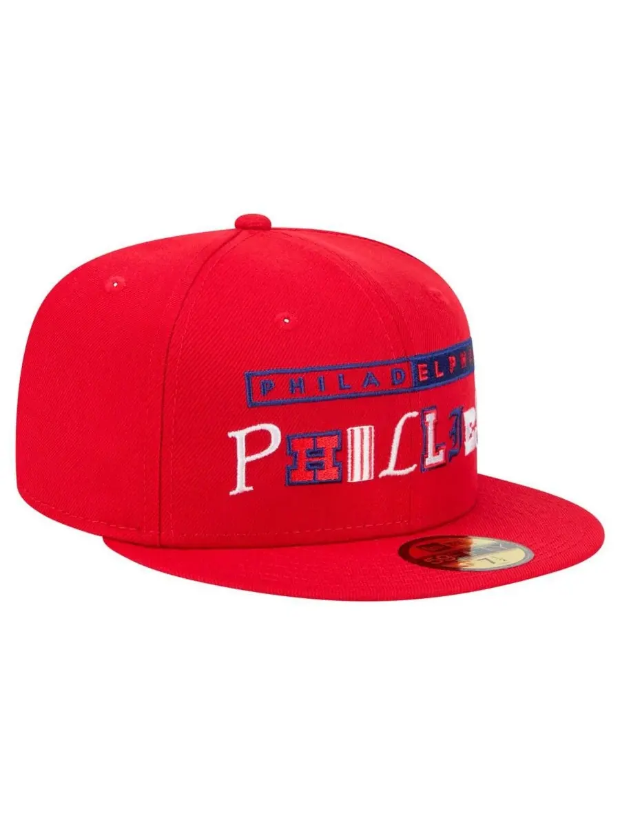 New Era Мужская красная бейсболка Philadelphia Phillies Ransom 59FIFTY — изображение 3 из 4, красный