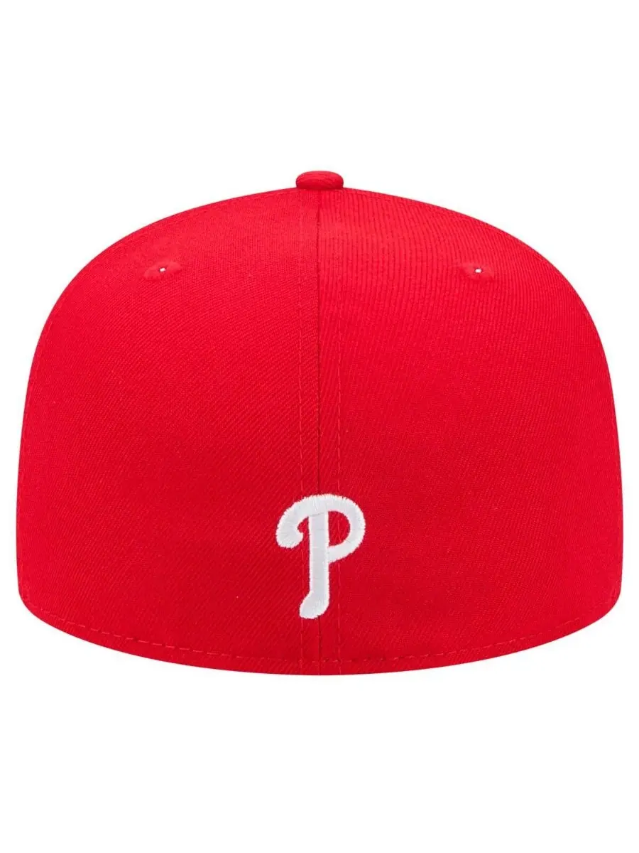 New Era Мужская красная бейсболка Philadelphia Phillies Ransom 59FIFTY — изображение 4 из 4, красный