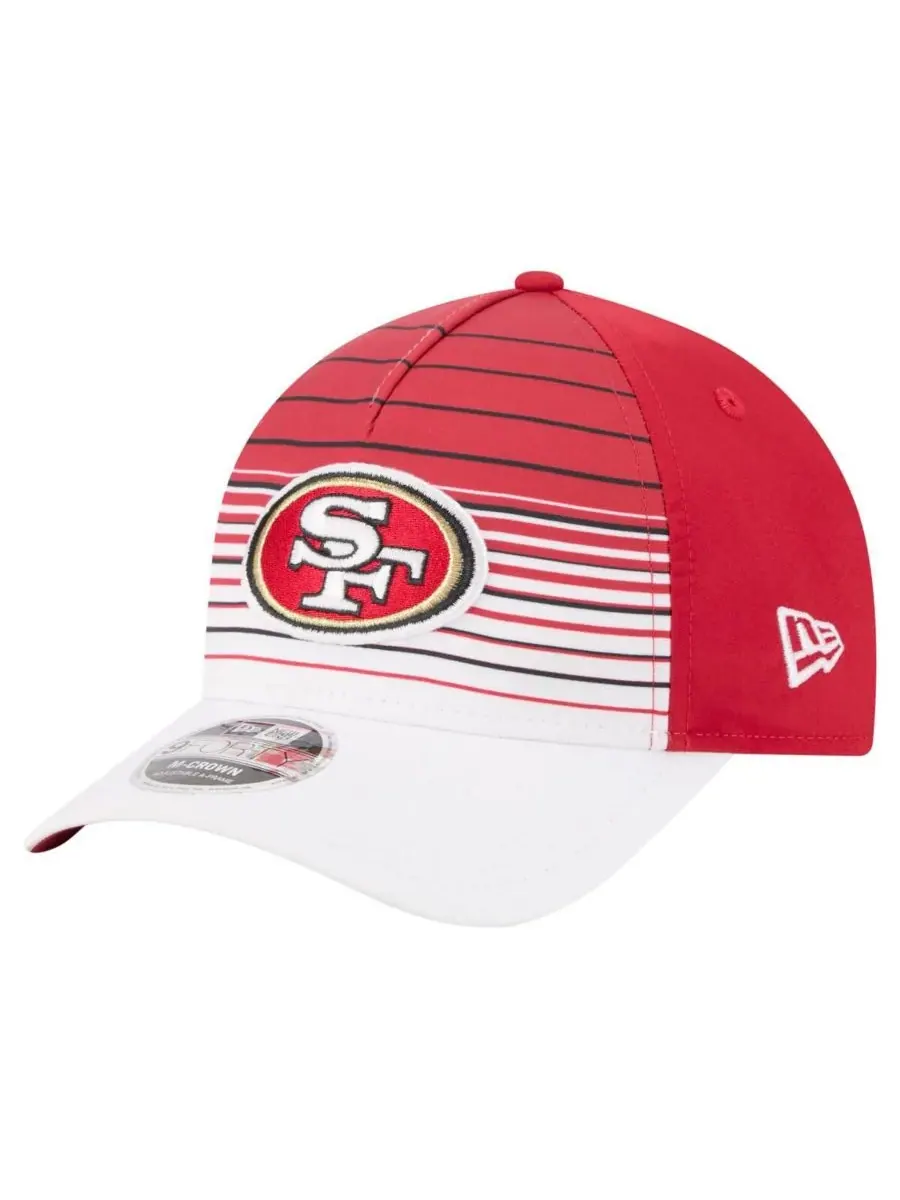 New Era Мужская кепка San Francisco 49ers Adventure Gradient 9FORTY M-Crown A-Frame Adjustable — изображение 1 из 4, белый
