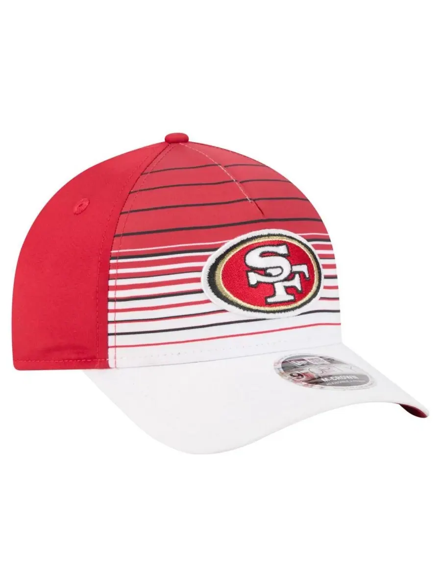 New Era Мужская кепка San Francisco 49ers Adventure Gradient 9FORTY M-Crown A-Frame Adjustable — изображение 3 из 4, белый