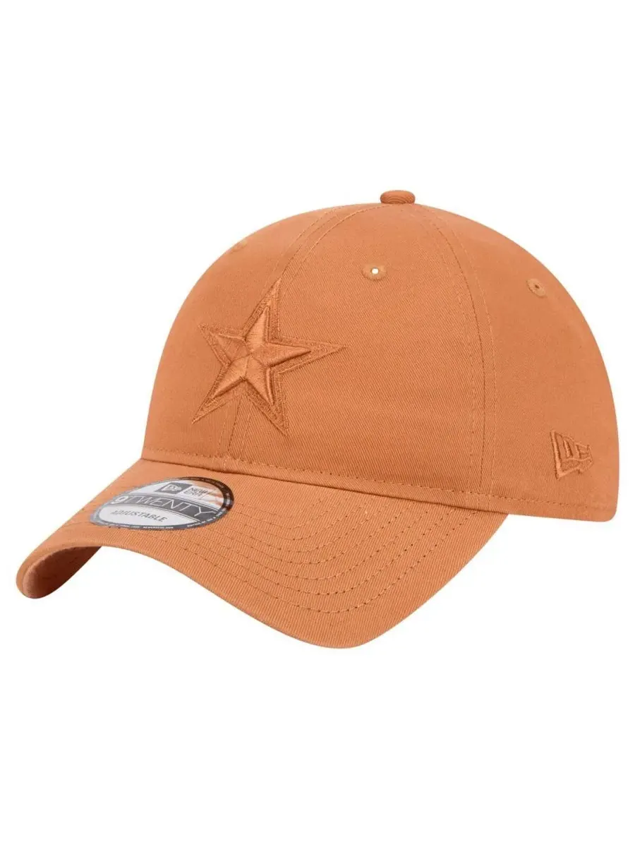 New Era Мужская коричневая кепка Dallas Cowboys Tonal Color Pack 9TWENTY с регулируемым размером — изображение 1 из 4