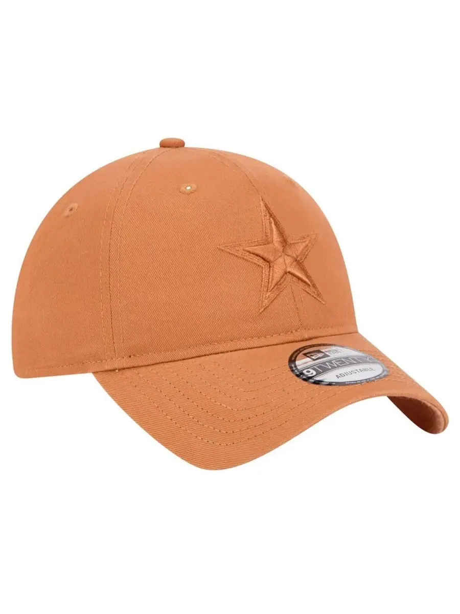 New Era Мужская коричневая кепка Dallas Cowboys Tonal Color Pack 9TWENTY с регулируемым размером — изображение 3 из 4