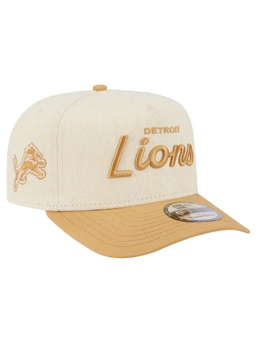 Кепка-снэпбек с высокой тульей Herringbone 9FIFTY A-Frame New Era — изображение 1 из 5, бежевый
