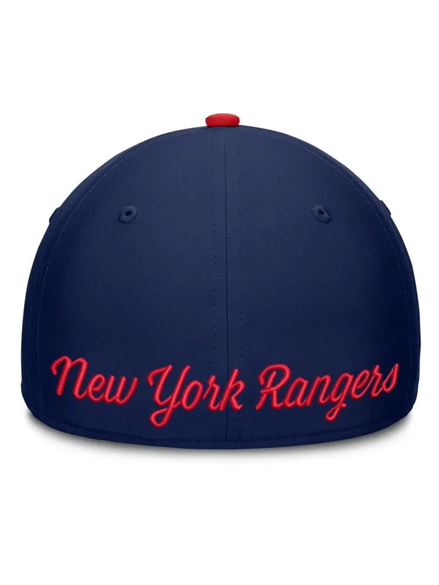 Бейсболка Flex Fit Navy/Red New York Rangers Fanatics — изображение 4 из 5, темно-синий красный