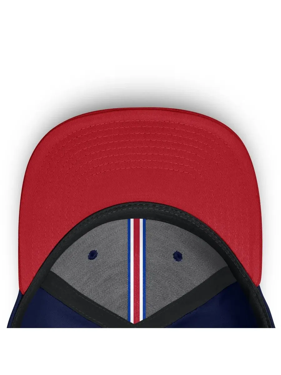 Бейсболка Flex Fit Navy/Red New York Rangers Fanatics — изображение 5 из 5, темно-синий красный