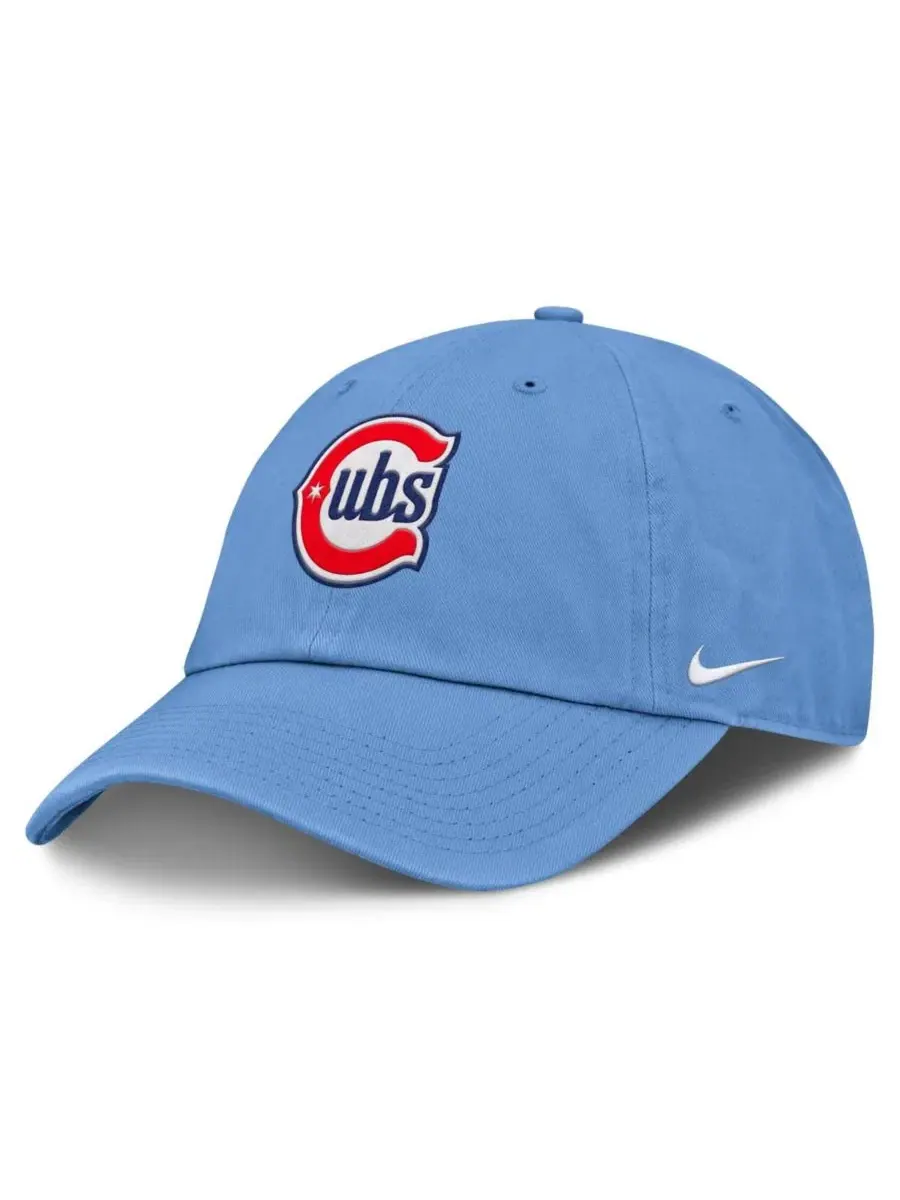 Бейсболка Nike Chicago Cubs Club — изображение 1 из 4, светлый синий