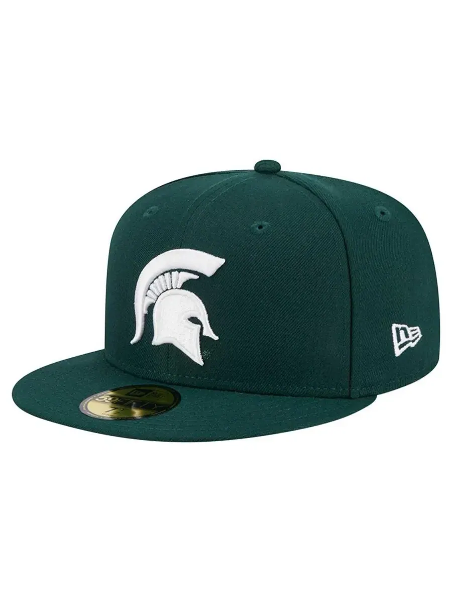 Кепка с вышивкой Michigan State Spartans New Era — изображение 1 из 5, зеленый