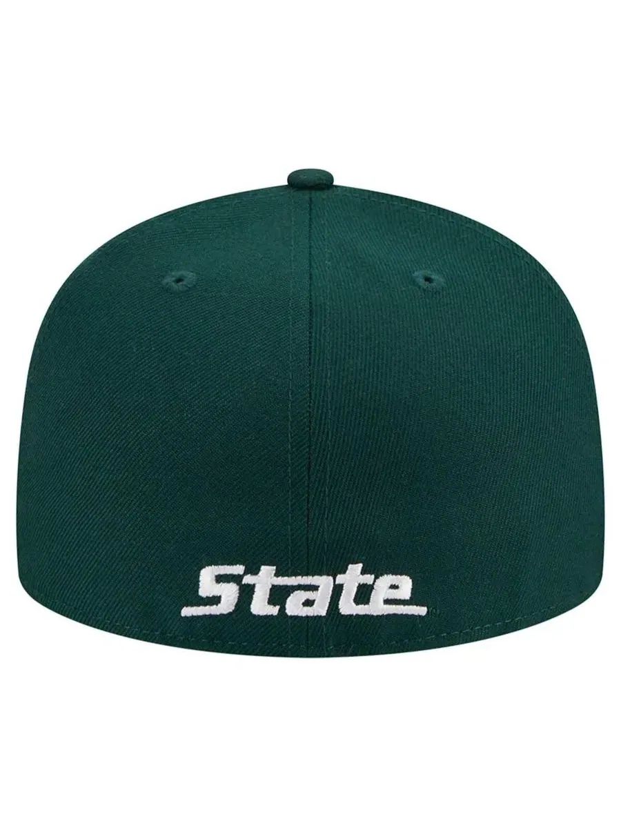 Кепка с вышивкой Michigan State Spartans New Era — изображение 3 из 5, зеленый