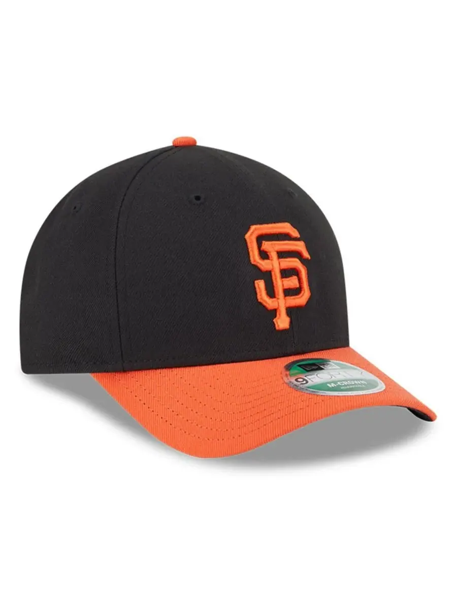 New Era Мужская регулируемая бейсболка San Francisco Giants Player Replica 9FORTY — изображение 5 из 5, черный оранжевый