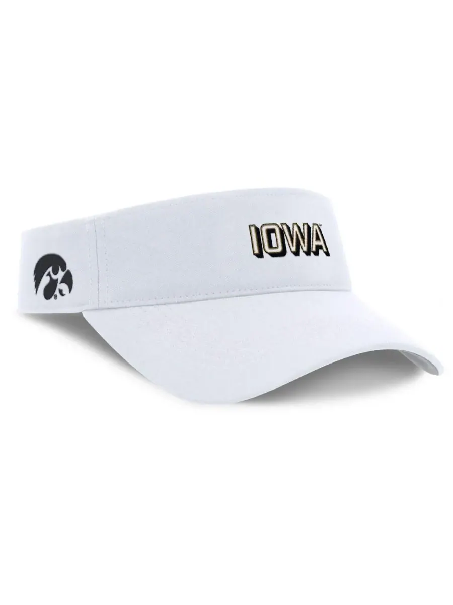 Nike Мужская белая бейсболка Iowa Hawkeyes 2025 On-Field Gameday Performance Ace с регулируемым — изображение 3 из 4, белый