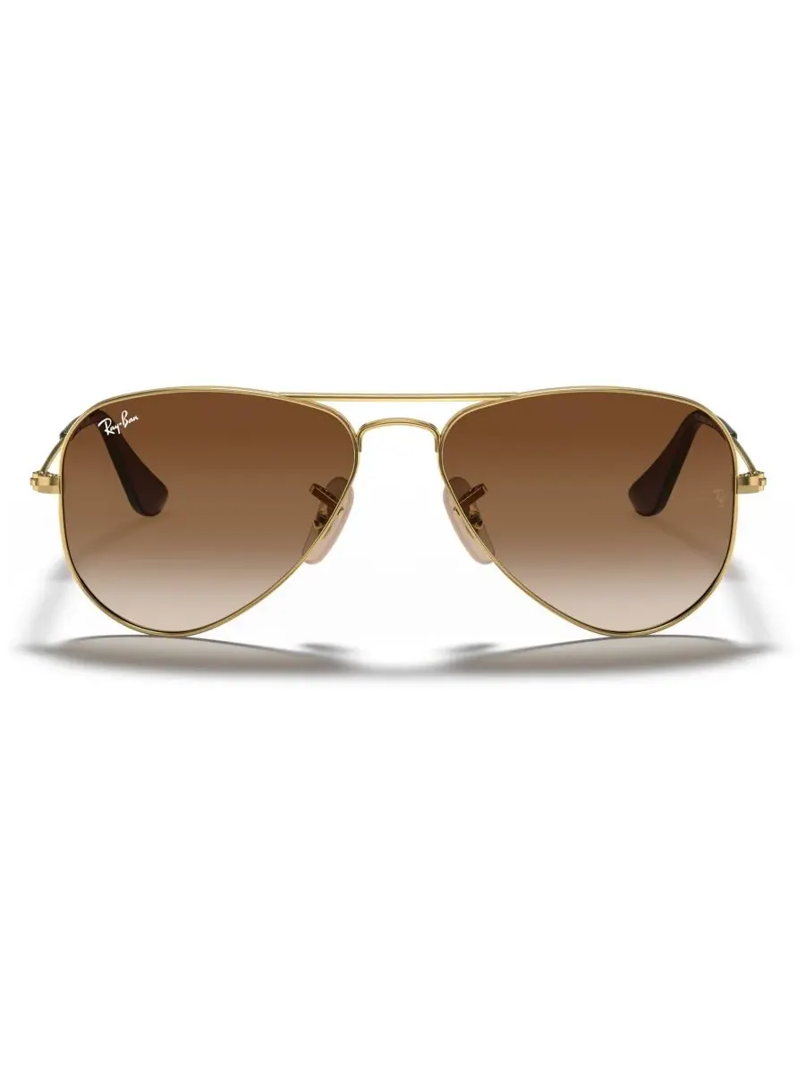 Детские солнцезащитные очки RJ9506S AVIATOR (для детей 4-6 лет) Ray-Ban Jr — изображение 1 из 5, золотистый/коричневый