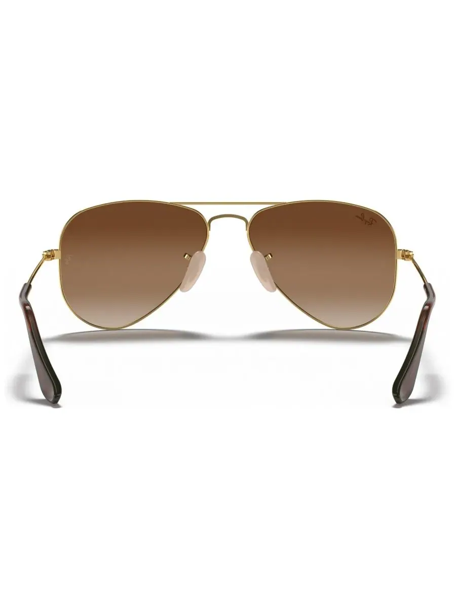 Детские солнцезащитные очки RJ9506S AVIATOR (для детей 4-6 лет) Ray-Ban Jr — изображение 4 из 5, золотистый/коричневый