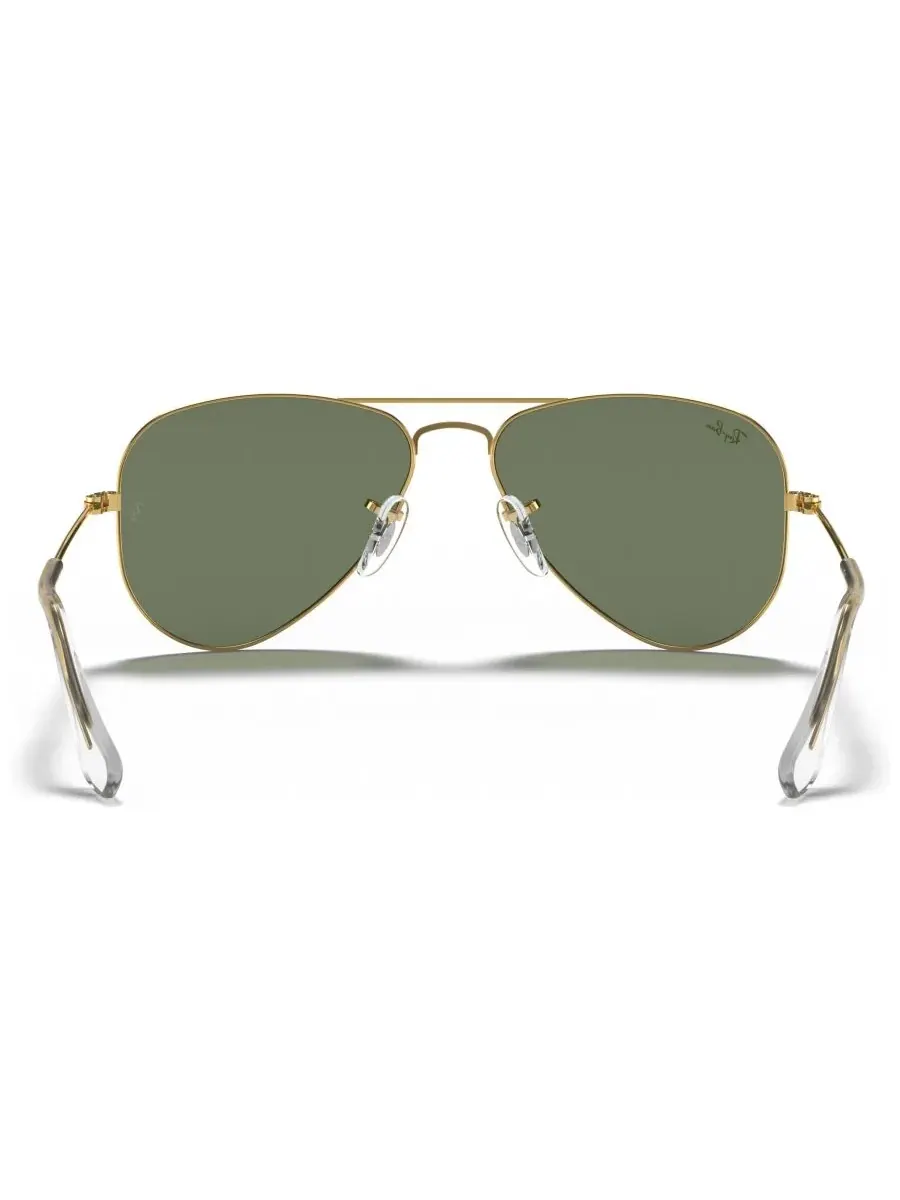 Детские солнцезащитные очки RJ9506S AVIATOR (для детей 4-6 лет) Ray-Ban Jr — изображение 2 из 6, золотистый/зеленый