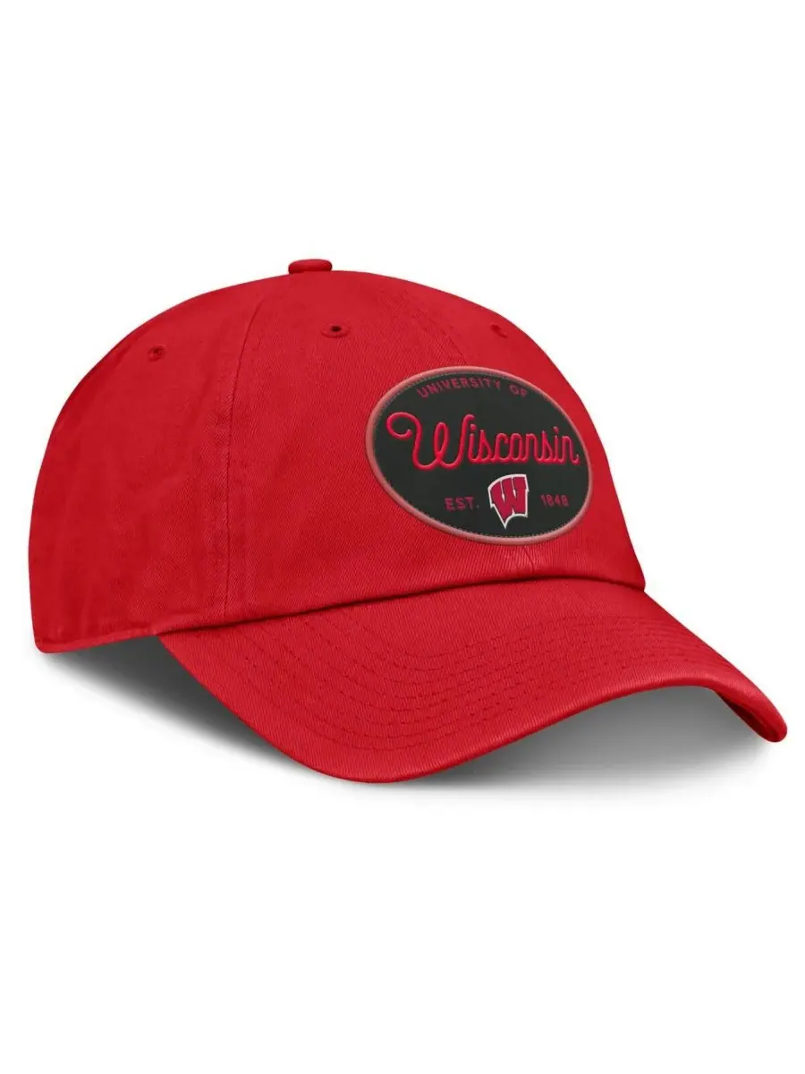 Fanatics Женская красная регулируемая кепка Wisconsin Badgers Candid — изображение 3 из 4, красный