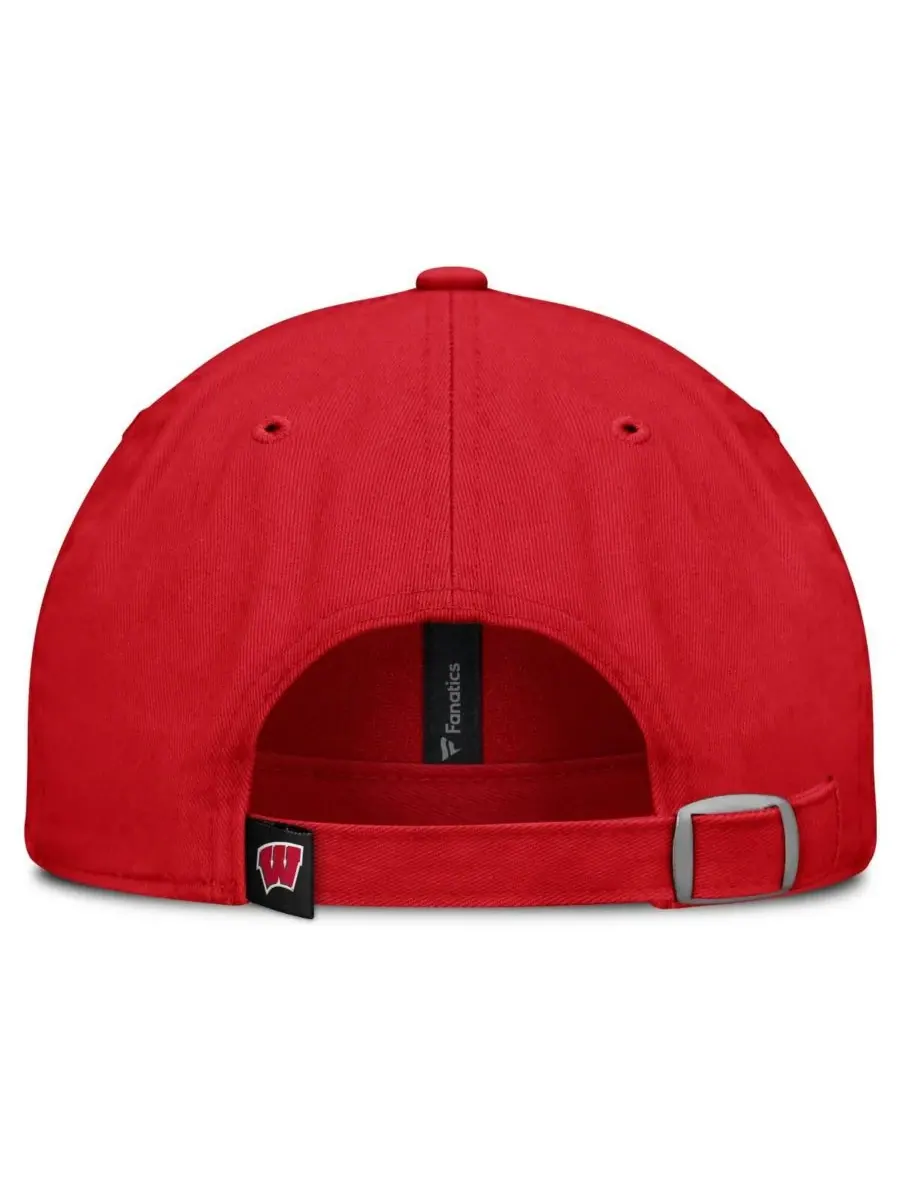 Fanatics Женская красная регулируемая кепка Wisconsin Badgers Candid — изображение 4 из 4, красный