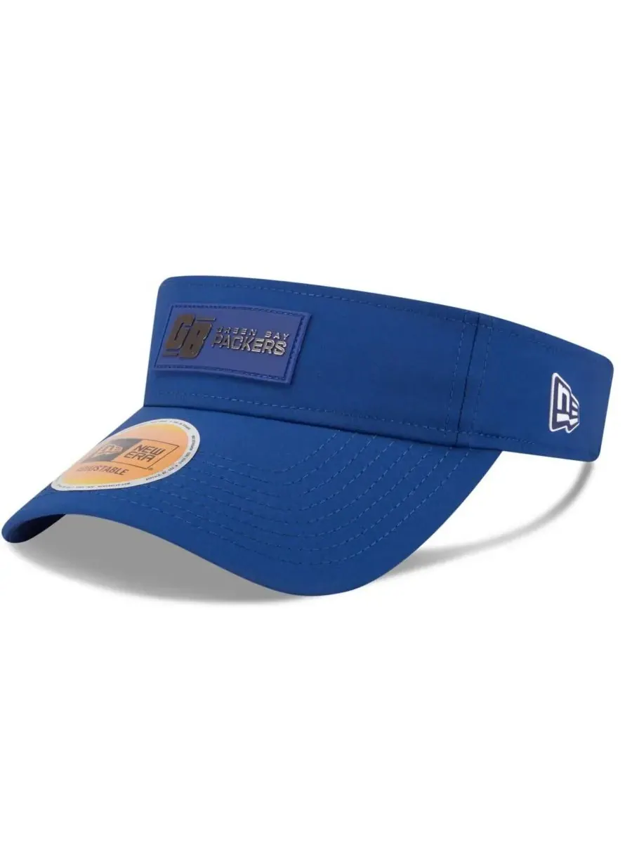 New Era Мужская темно-синяя кепка-козырек Green Bay Packers The 1923 Classic Sideline Visor Hat — изображение 1 из 5
