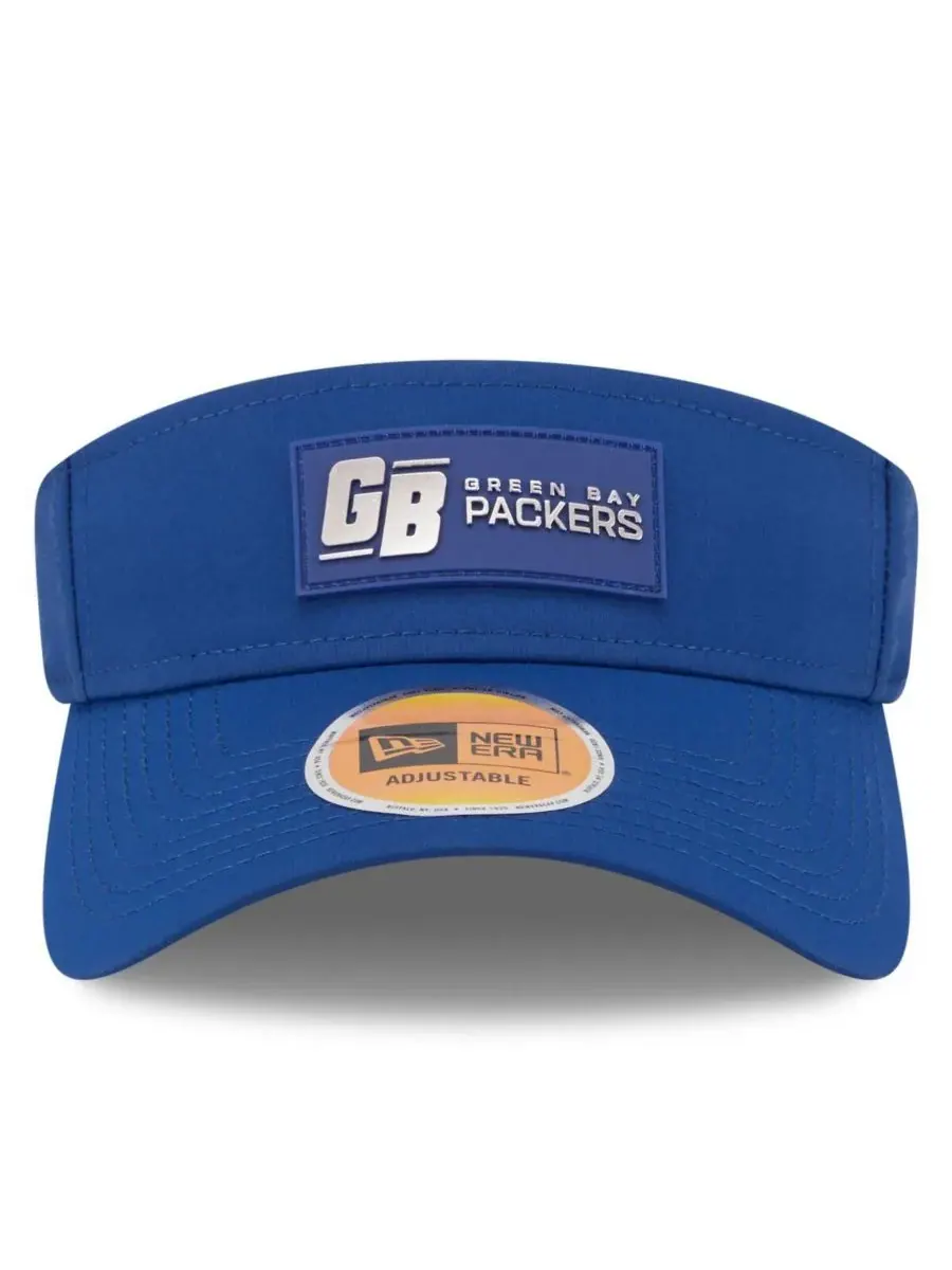 New Era Мужская темно-синяя кепка-козырек Green Bay Packers The 1923 Classic Sideline Visor Hat — изображение 5 из 5