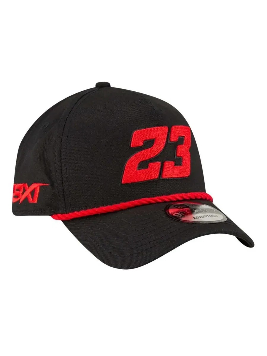New Era Мужская черная регулируемая кепка Bubba Wallace Rope A-Frame 9FORTY — изображение 1 из 5, черный