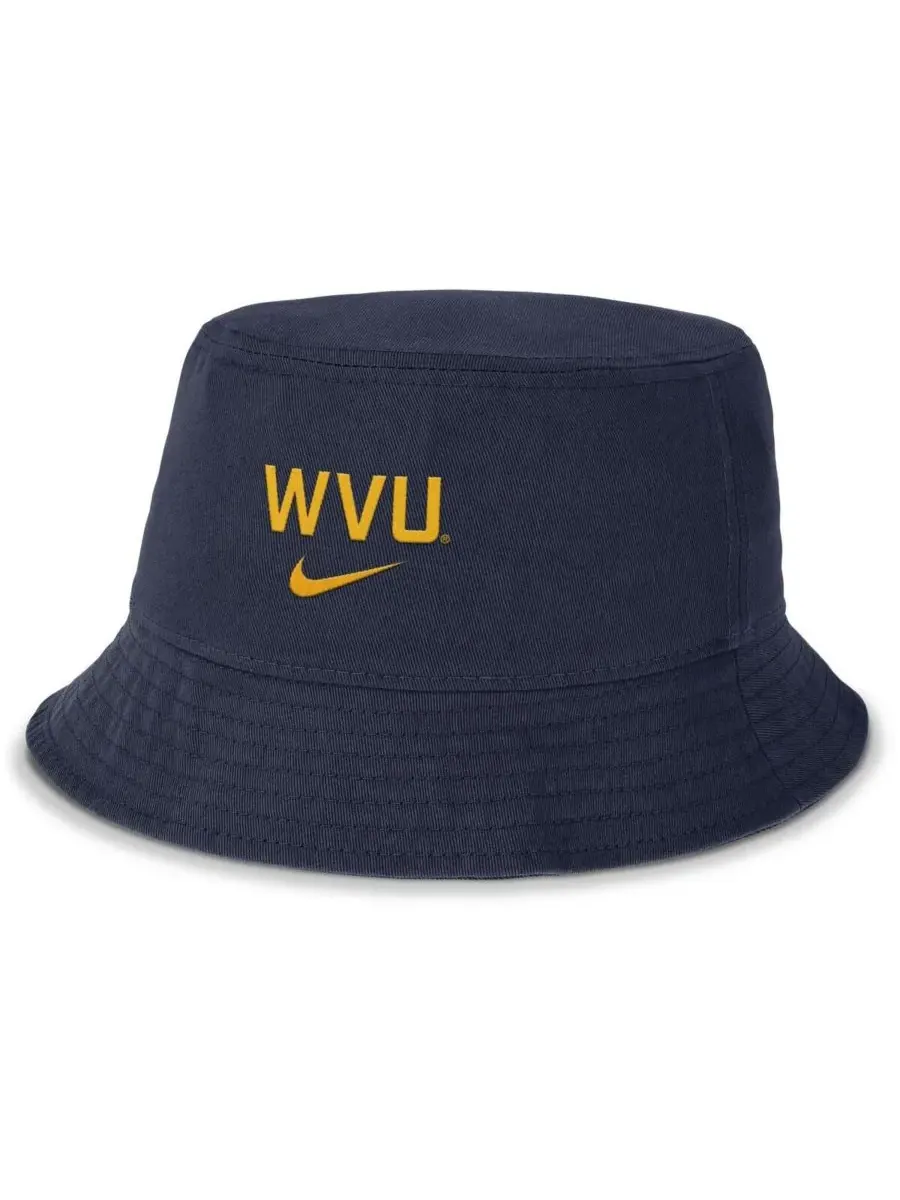 Nike Мужская темно-синяя панама West Virginia Mountaineers Apex Primetime — изображение 1 из 2, темно-синий