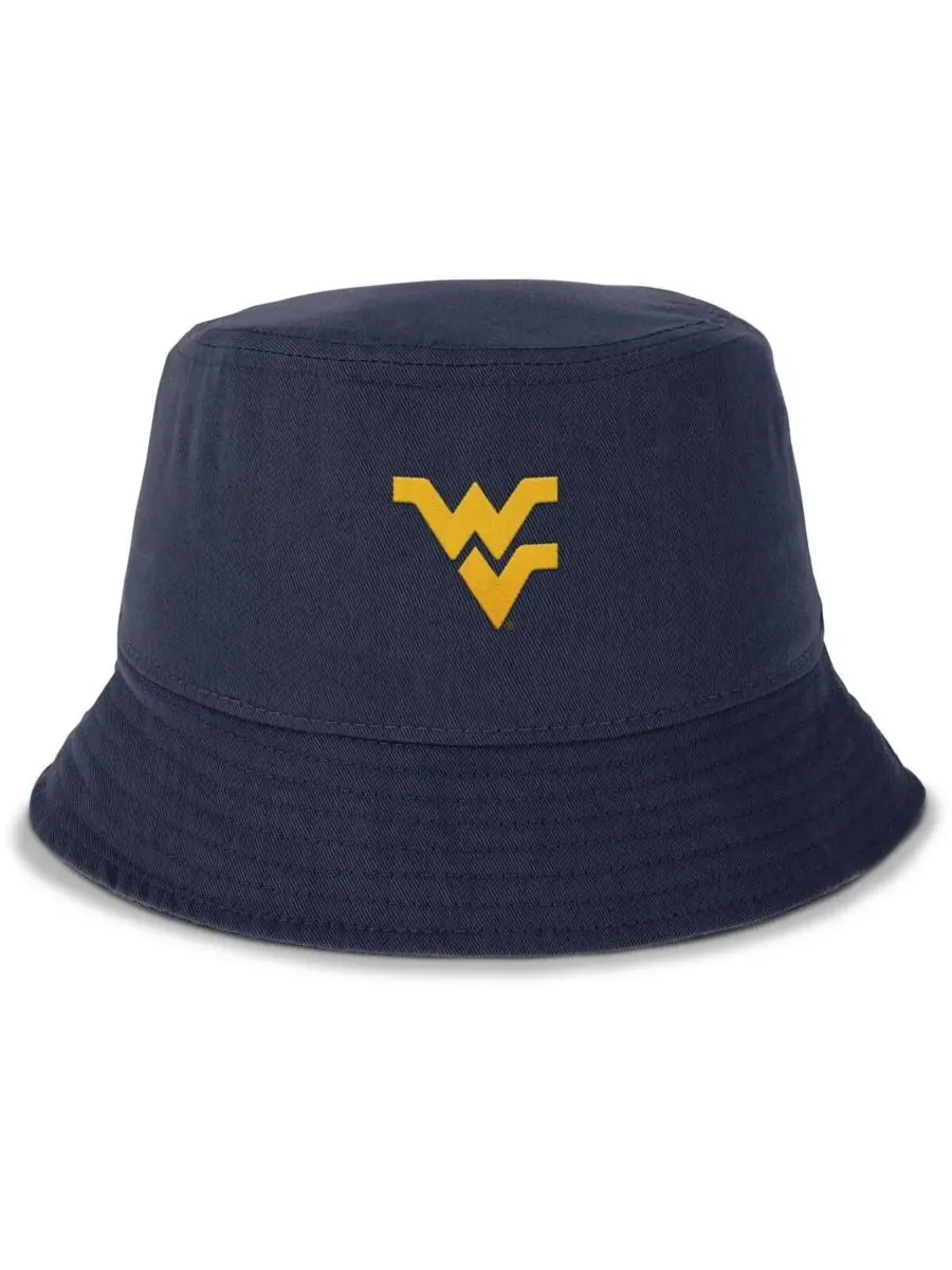 Nike Мужская темно-синяя панама West Virginia Mountaineers Apex Primetime — изображение 2 из 2, темно-синий