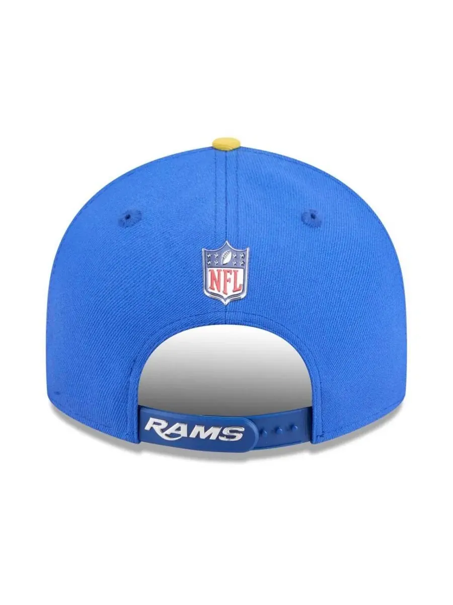 Кепка-снэпбек Los Angeles Rams 2026 NFL Draft On-Stage 9FIFTY New Era — изображение 4 из 5, золотистый