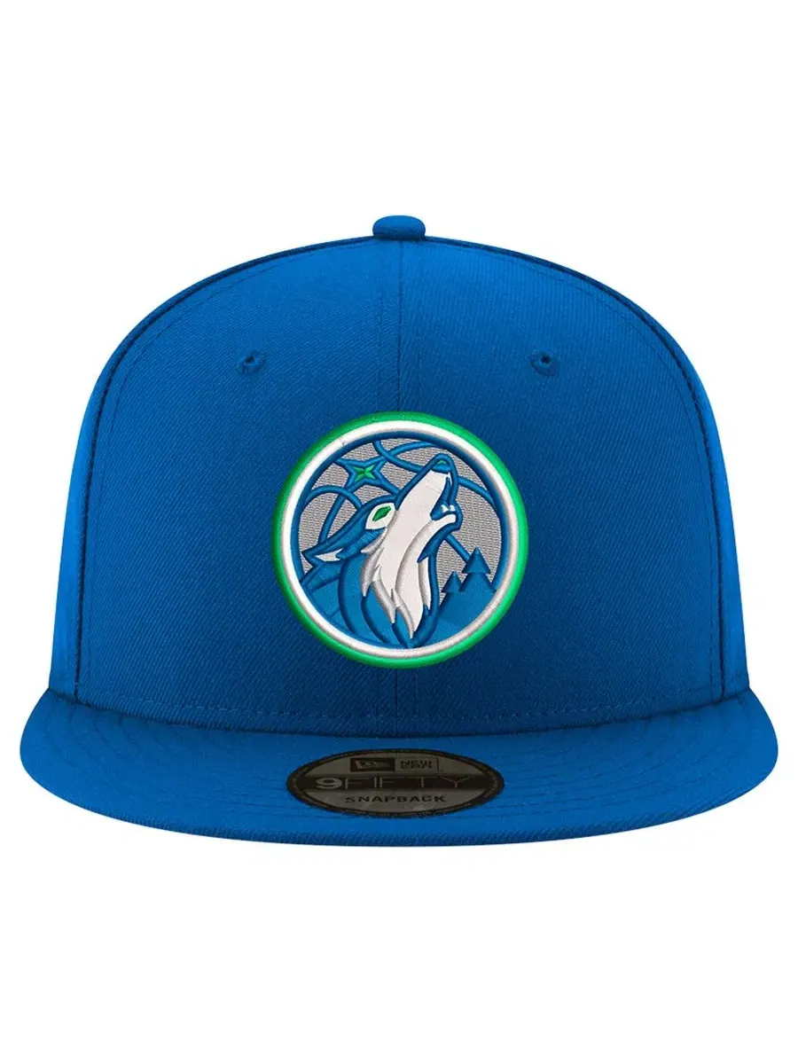 Кепка-снапбек с вышивкой Minnesota Timberwolves New Era — изображение 2 из 4, синий