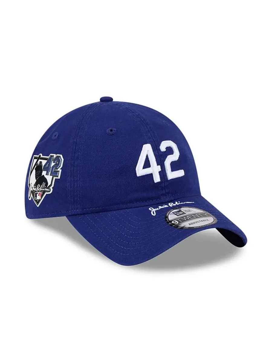 Кепка с вышивкой Texas Rangers Jackie Robinson Day 9TWENTY New Era — изображение 1 из 5, королевский