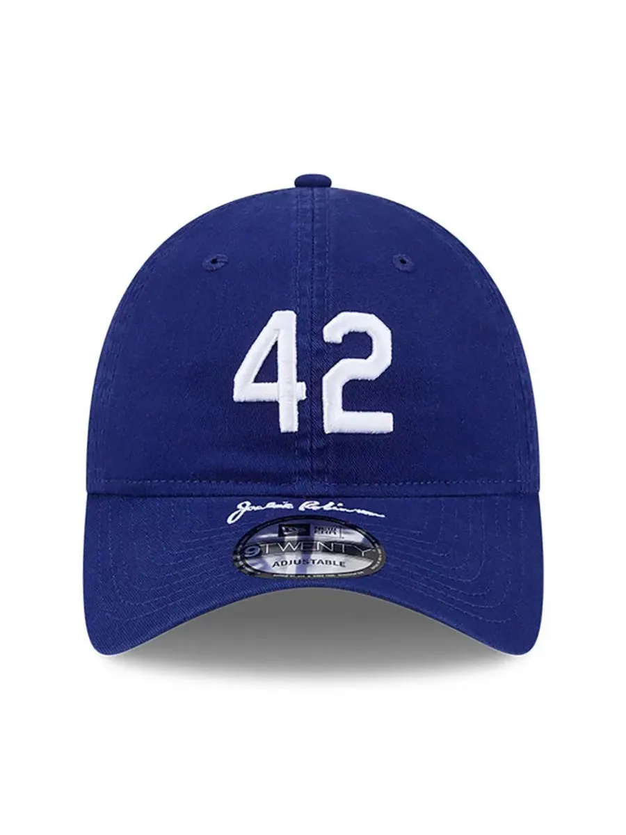 Кепка с вышивкой Texas Rangers Jackie Robinson Day 9TWENTY New Era — изображение 2 из 5, королевский