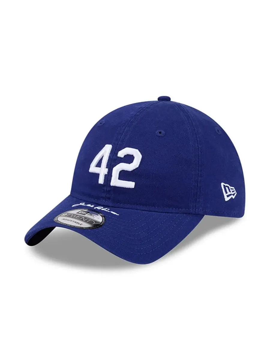 Кепка с вышивкой Texas Rangers Jackie Robinson Day 9TWENTY New Era — изображение 5 из 5, королевский