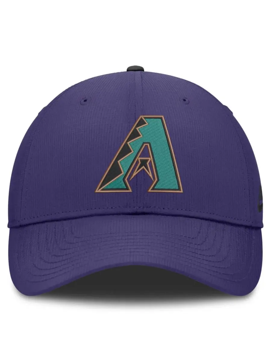 Кепка Nike с вышивкой Arizona Diamondbacks — изображение 2 из 4, фиолетовый