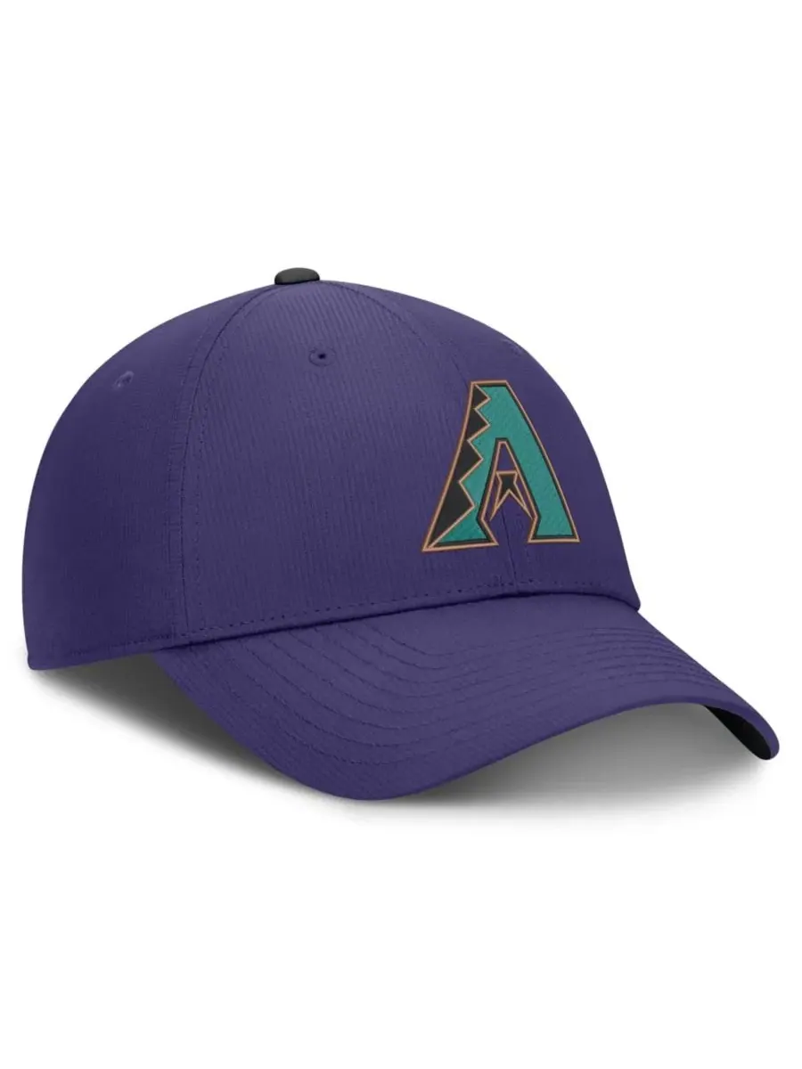 Кепка Nike с вышивкой Arizona Diamondbacks — изображение 3 из 4, фиолетовый