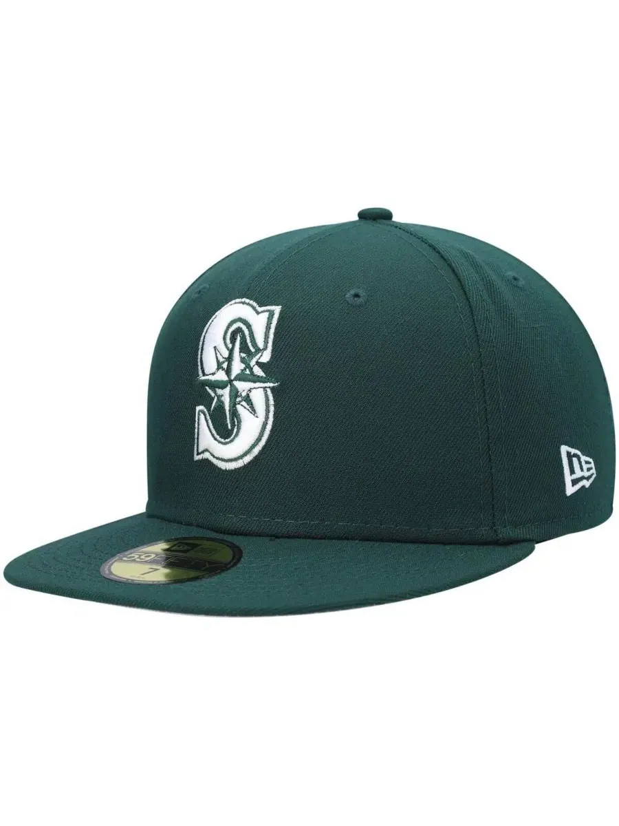 Кепка New Era Seattle Mariners Logo 59FIFTY — изображение 1 из 4, зеленый