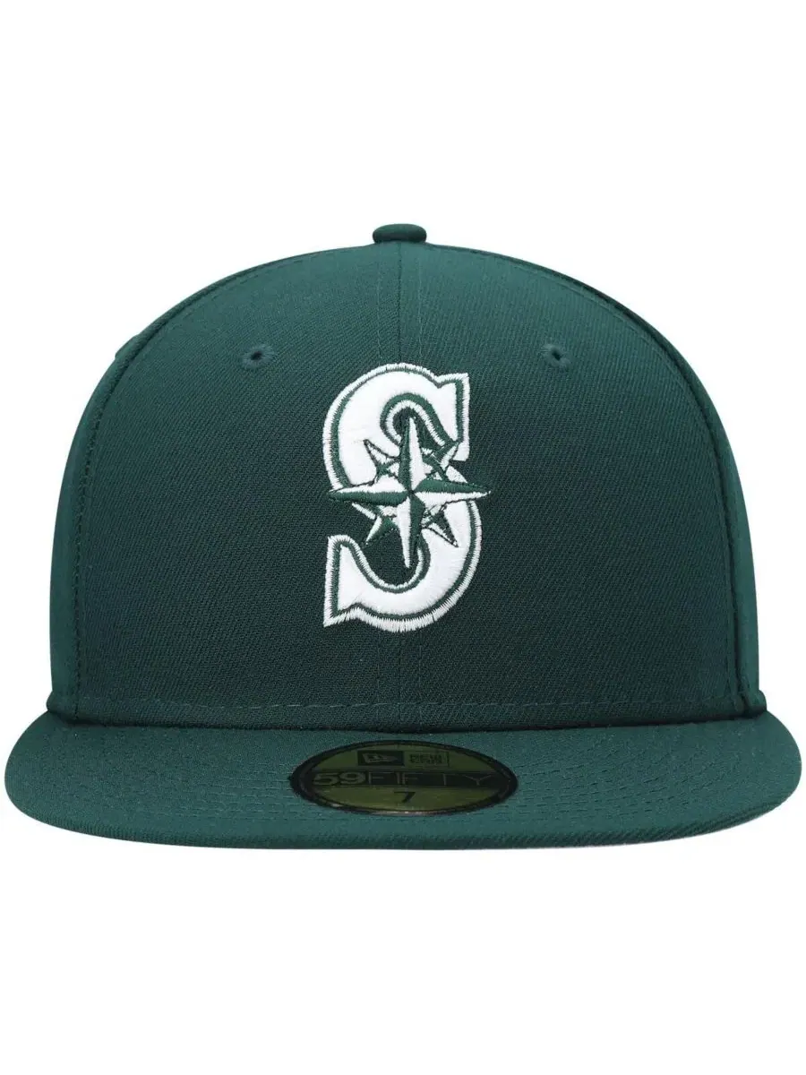 Кепка New Era Seattle Mariners Logo 59FIFTY — изображение 2 из 4, зеленый
