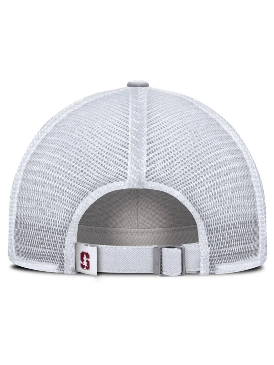 Бейсболка Nike Stanford Cardinal Club Campus Trucker — изображение 4 из 4, белый белый