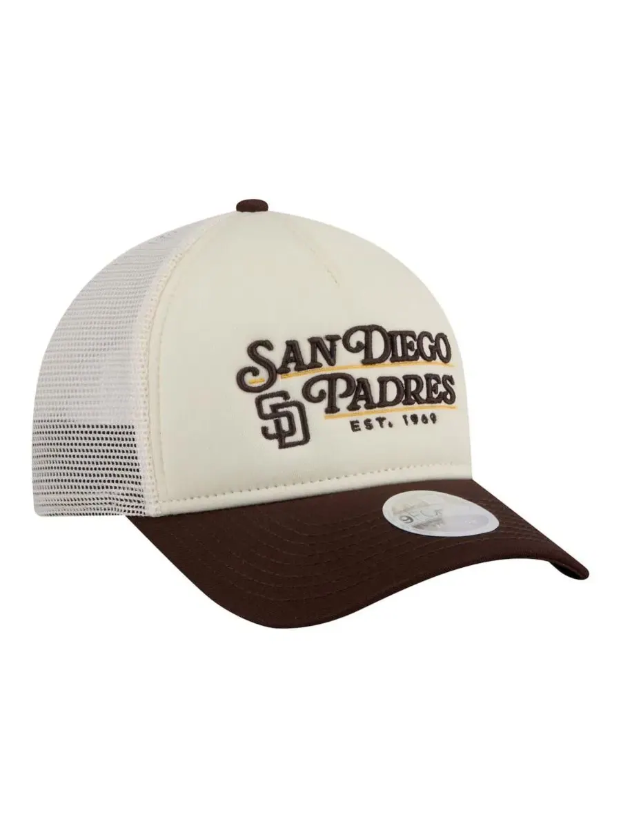 Кепка-тракер с козырьком, с вышивкой San Diego Padres New Era — изображение 3 из 4