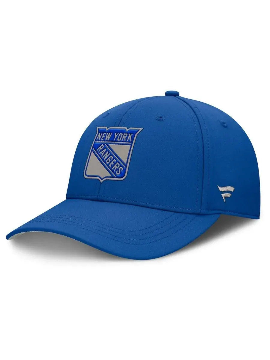 Fanatics Мужская синяя регулируемая кепка в стиле New York Rangers — изображение 1 из 5, синий