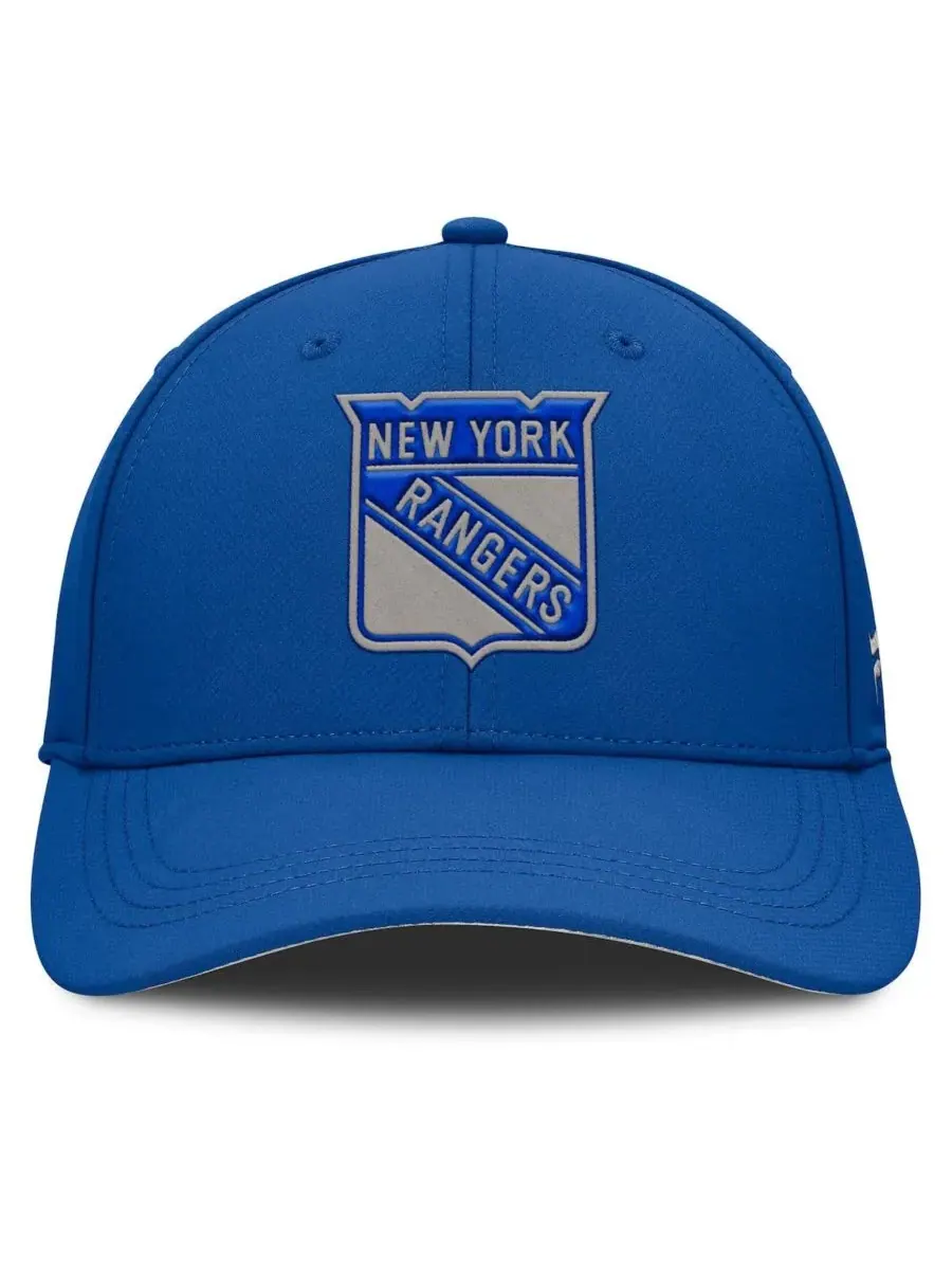 Fanatics Мужская синяя регулируемая кепка в стиле New York Rangers — изображение 2 из 5, синий