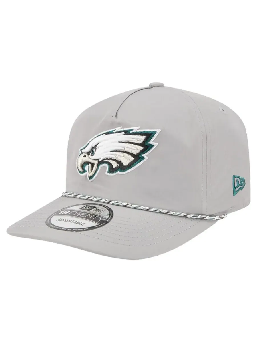 New Era Мужская серебряная кепка Philadelphia Eagles Rope 19TWENTY — изображение 1 из 4, серебряный