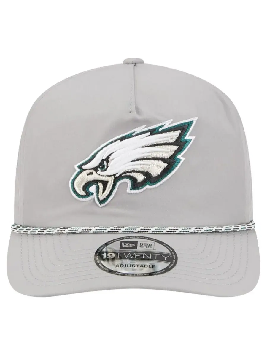 New Era Мужская серебряная кепка Philadelphia Eagles Rope 19TWENTY — изображение 4 из 4, серебряный