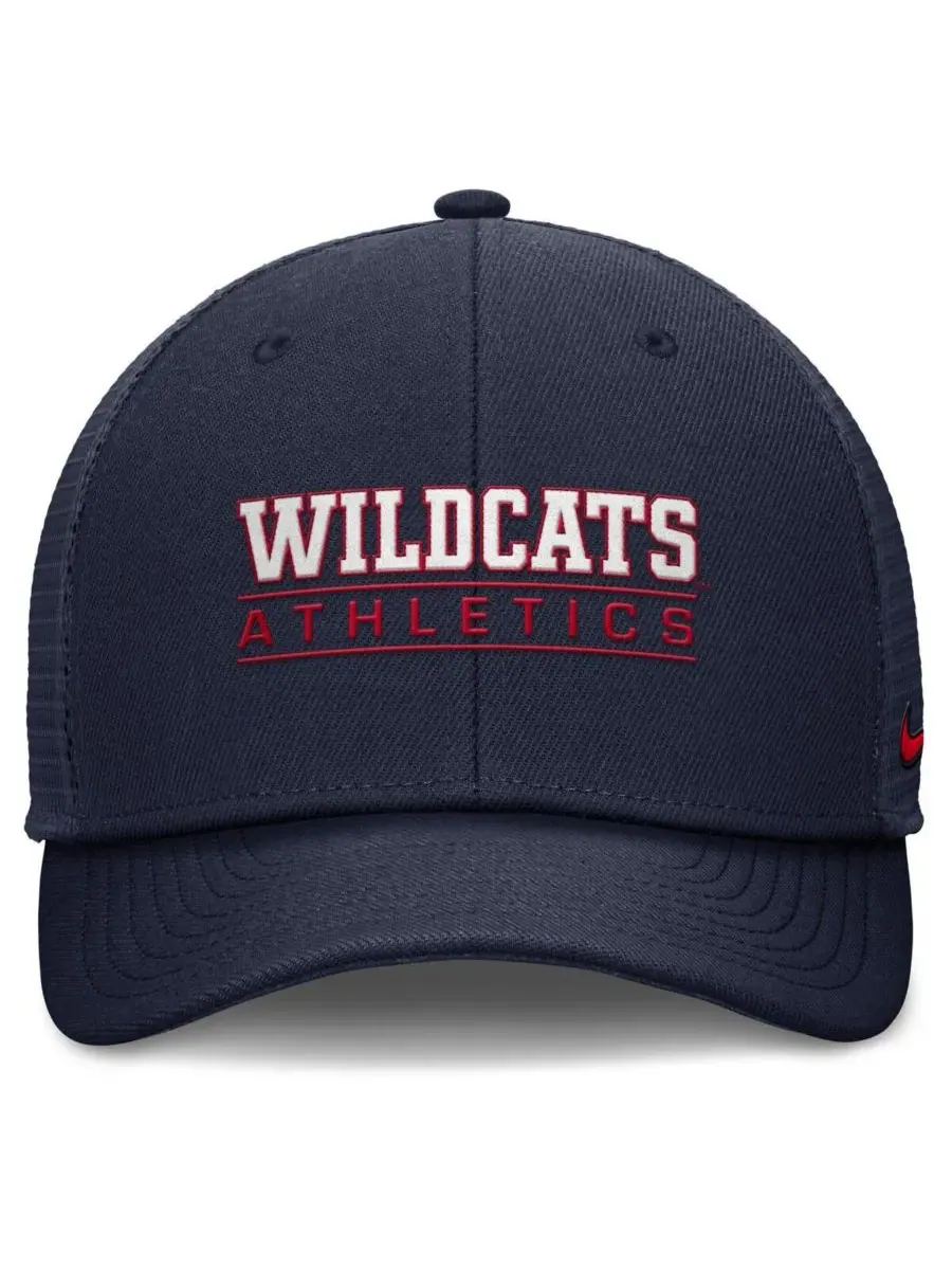 Nike Мужская кепка Arizona Wildcats темно-синего цвета с регулируемой высотой — изображение 2 из 4, темно-синий