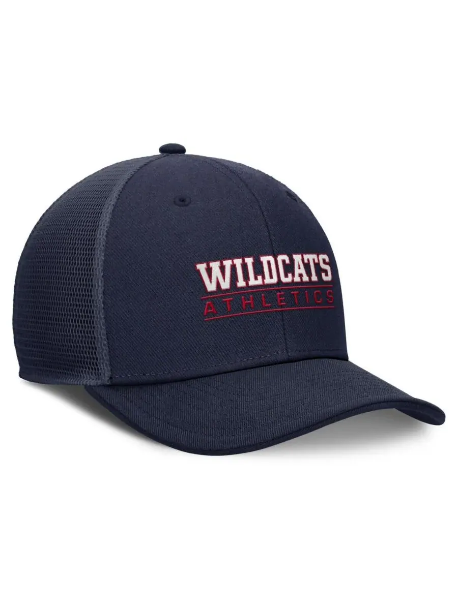 Nike Мужская кепка Arizona Wildcats темно-синего цвета с регулируемой высотой — изображение 4 из 4, темно-синий