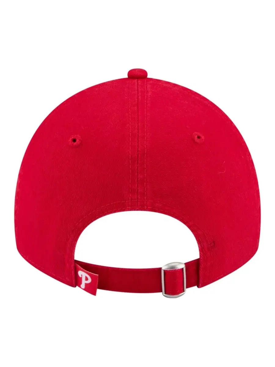 Бейсболка с вышивкой маскота Philadelphia Phillies New Era — изображение 4 из 5, красный