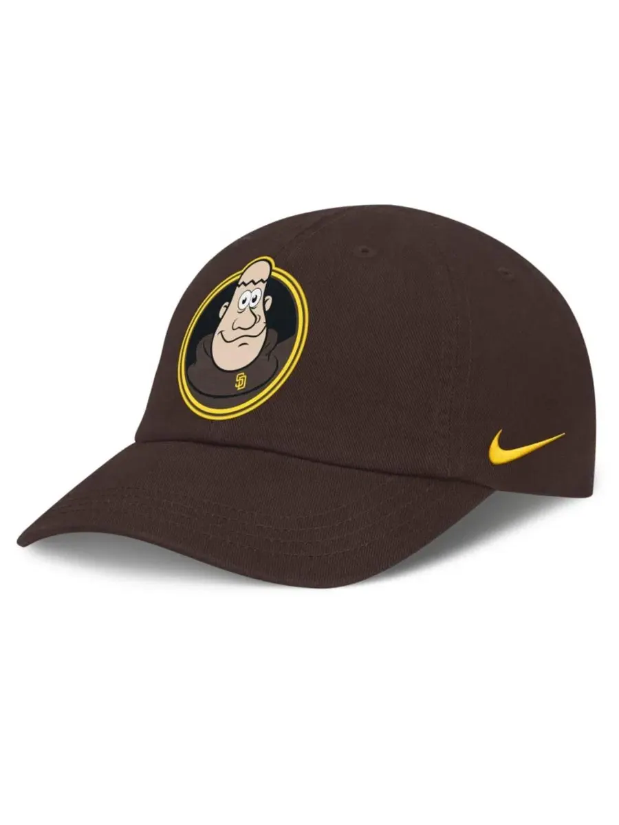 Детская кепка с маскотом San Diego Padres Nike — изображение 1 из 4, коричневый