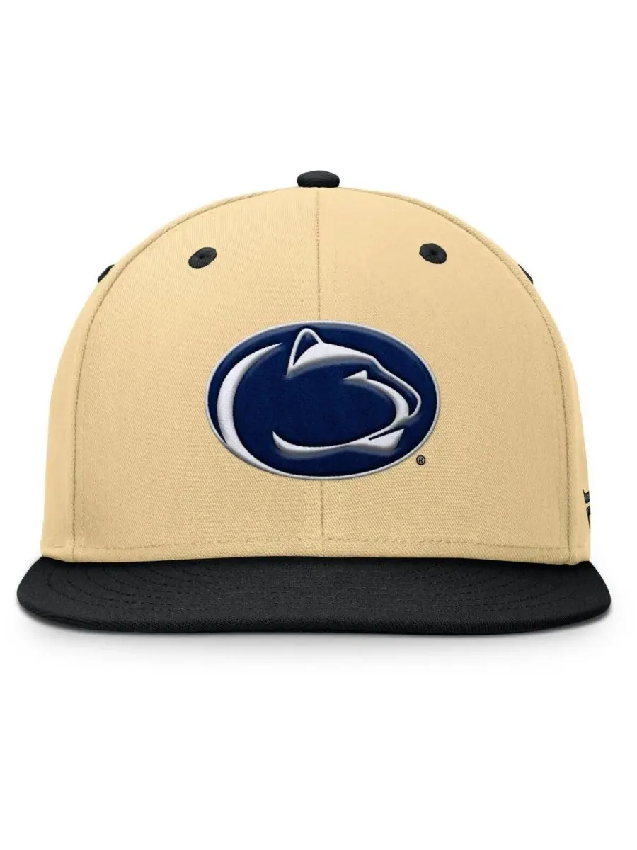 Fanatics Мужская бейсболка Penn State Nittany Lions Balance Fitted Hat цвета хаки/черного цвета — изображение 2 из 4