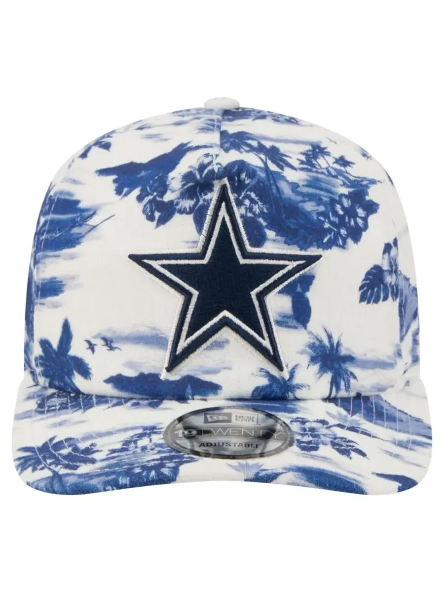 Кепка New Era с принтом, Dallas Cowboys — изображение 2 из 5, белый
