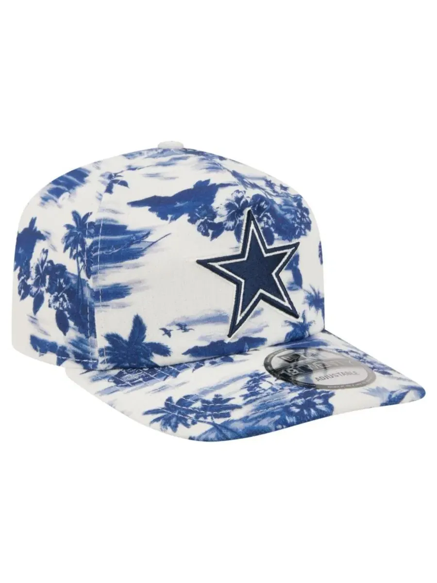 Кепка New Era с принтом, Dallas Cowboys — изображение 3 из 5, белый